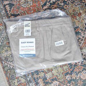 Dockers Classic Fit Pleated Khakis